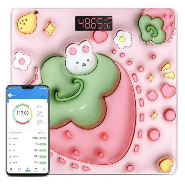3D Digital Smart Body Scale, Bluetooth Body Weight Bathroom Scale with iOS, Android APP, Wireless Bo | 499