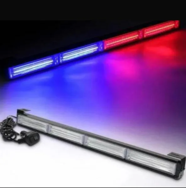 4 Vip Light Strobe Flasher Warning Light Blue White Red 4 Light Bar | 432