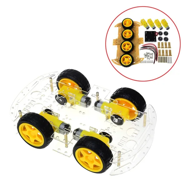4WD Smart Robot Car Chassis Kits for Arduino Wheel | 33159