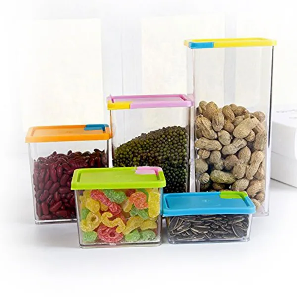 6 Pcs Stackable & Space Savvy Spice Set, Food Storage Box Container | 1593