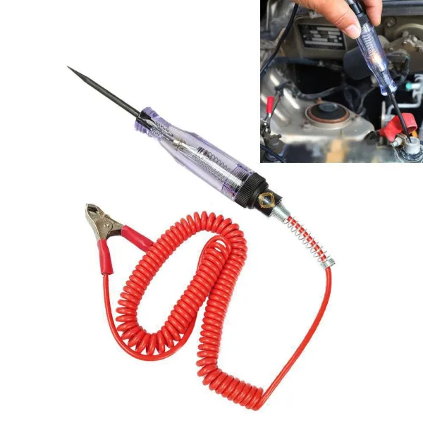 6V 12V 24V DC Car Truck Voltage Circuit Tester 9Feet Extendable Wire Volt Met Long Pen Light Bulb Au | 136
