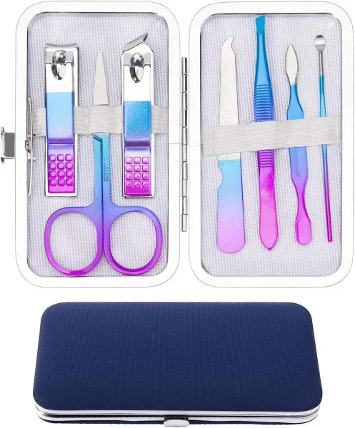 7 in 1 Pcs Manicure And Pedicure Set Random Clrs | 1073