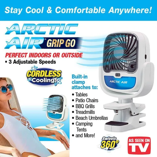 Arctic Air Clamp Rechargeable Air Cooler | 549