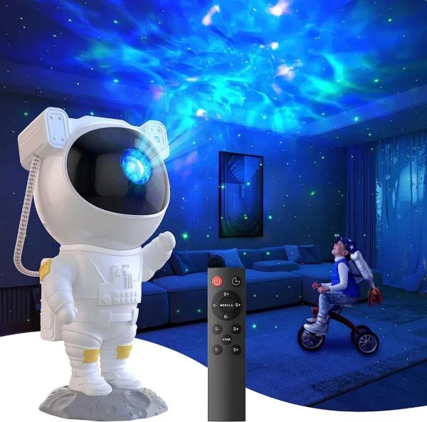 Astronaut Galaxy Projector Starry Sky Night Light, Astronaut LED Star Projector with Nebula, Timer a | 703