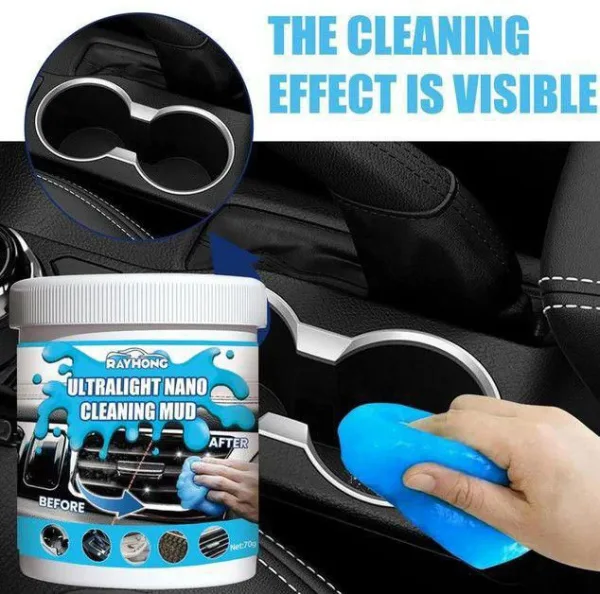 Auto Cleaning Putty Car Dust Cleaning Gel Universal Gel Cleaner Car Cleaning Supplies 70g Car Detail | 620