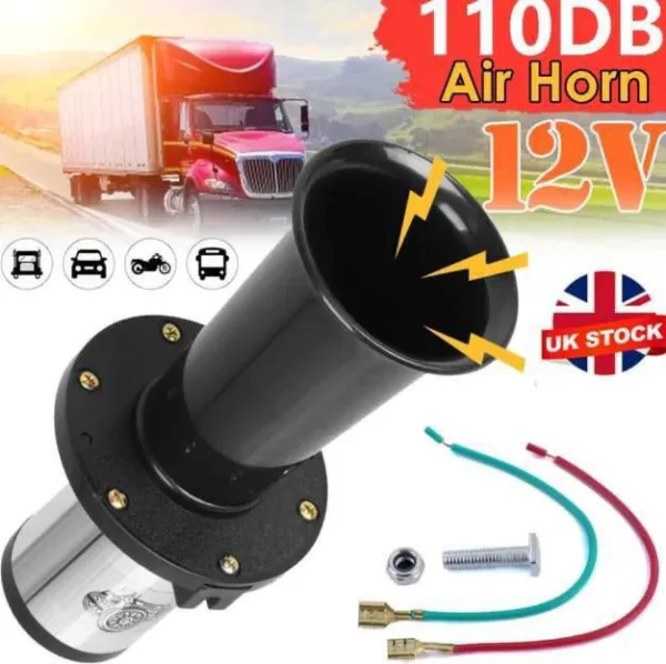 Baw wow Hone Fot Tuk l 110db 12V Universal Car Truck Auto Antique Vintage Old Style Horn AHH-O | 436