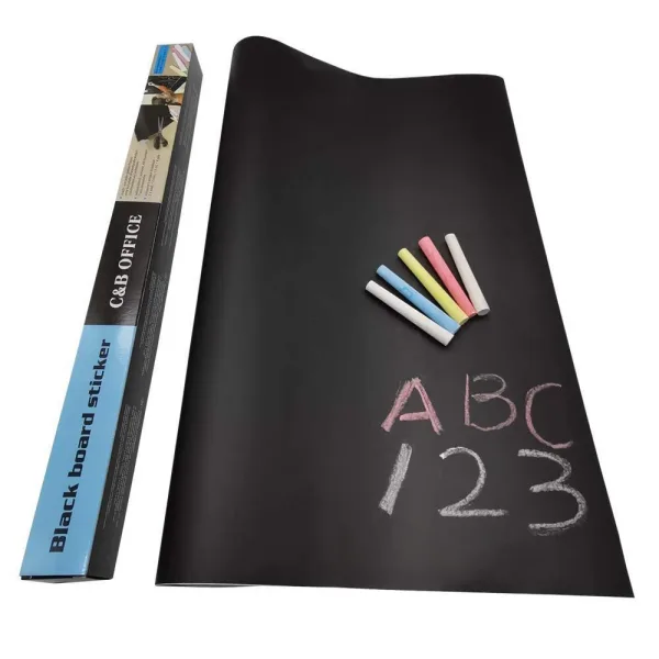 Blackboard Removable Vinyl Wall Sticker Chalkboard Kids Chalk Board Black Chalkboard Contact Paper | 851
