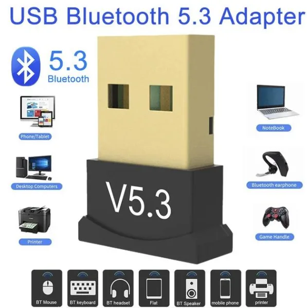 Bluetooth 5.3 Wireless Adapter For PC | 898