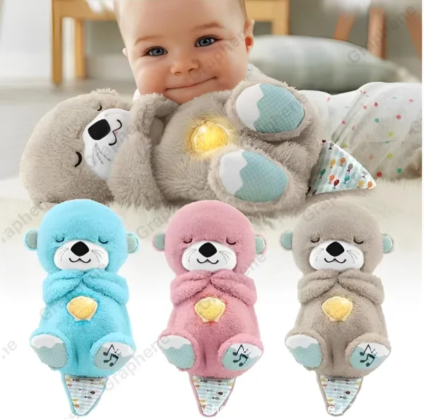 Breathing Teddy Bear – Soothing Sleep Toy for Babies (Random Colours) | 1683
