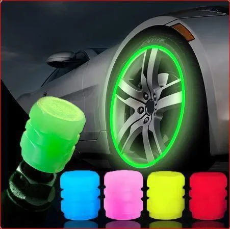 Car & Motorcycle Tire Electric Luminous Valve Cap (10PCS - Random Clr) | 685
