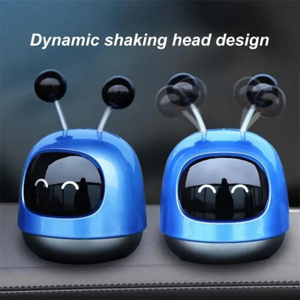 Car Air Freshener Mini Robot Cute Cartoon Display Mold Car Fragrance Decoration for Vehicles | 833