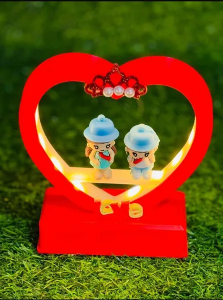 Couple Ornament with Night Light valentine Gift 7CM - Model 2 | 1499