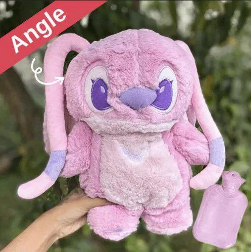 Disney Stitch Anime Winter Extra Large Plush Hot Water Bottle Women'S Home Water Filling Hand Warmer | 31555