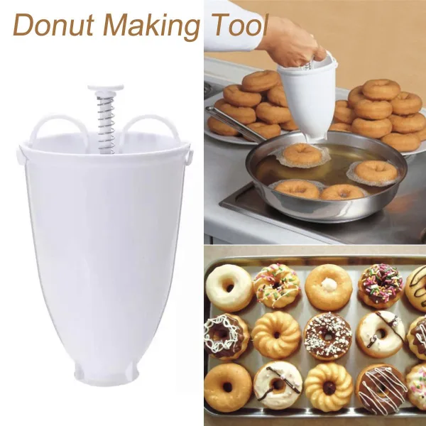 Donut Mould Easy Fast Portable Donut Maker Manual Waffle Dispenser Doughnut Machine Arabic Waffle Pl | 801