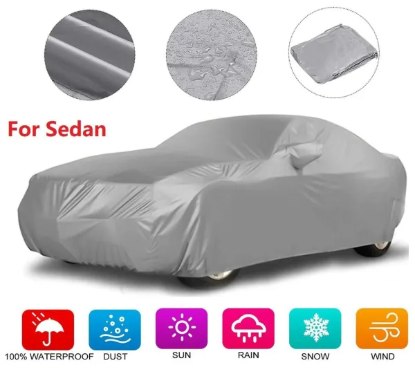 Exterior Car Cover Outdoor Protection Full Car Covers Snow Cover Sunshade Waterproof Dustproof Unive | 1590