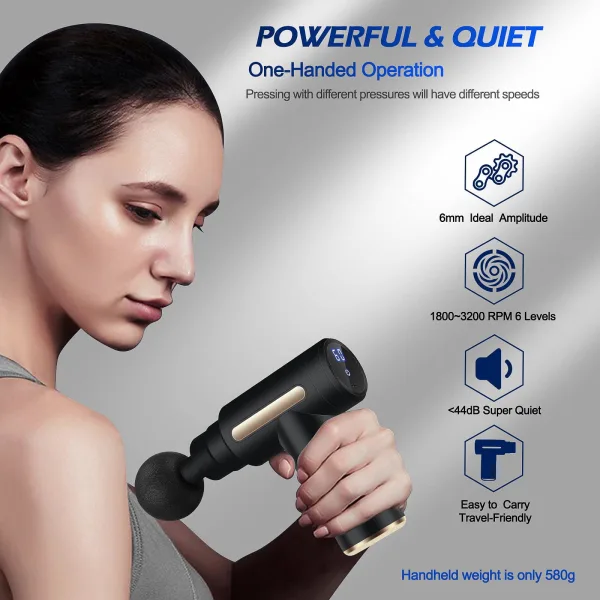 Fascia Gun Massage Gun Deep Tissue Percussion Muscle Massager for Pain Relief Fascia Gun Electric Bo | 777