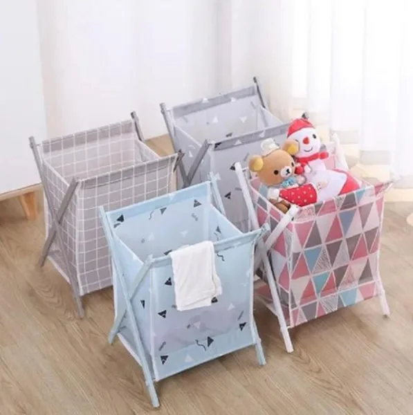 Foldable Clothing Laundry Basket Bag Folding Laundry Basket Large Capacity Clothes Storage Bag Toy | 126