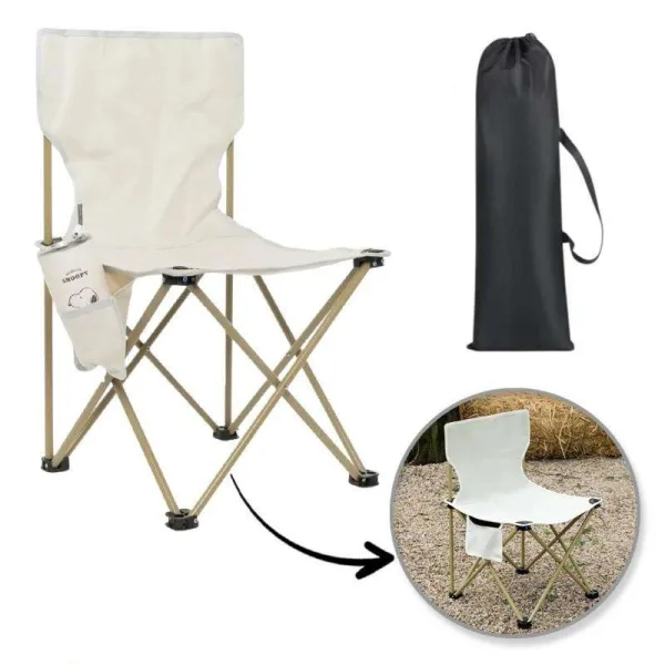 Folding camping, fishing and camping chair with pocket | 63513
