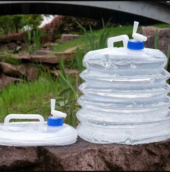 Folding Water Bag Foldable Leakproof Water Bottle for Outdoor Activities Easy to Clean Fill Availabl | 1227