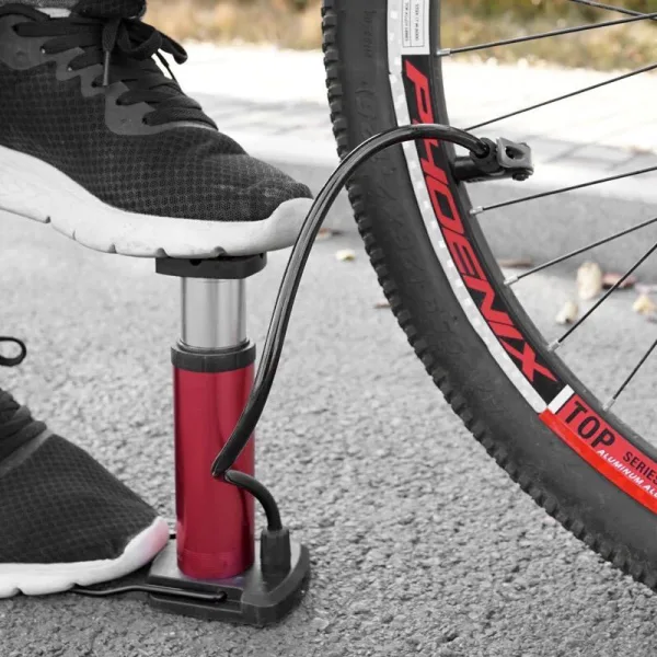Foot Pump Cycling Pedal Air Inflator Car Bike Football Balloons Accessories | 1711
