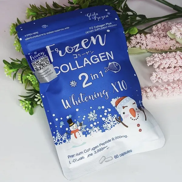 Frozen Collagen 2 in 1 Whitening x 10 – Skin Brightening & Anti-Aging Supplement | 644