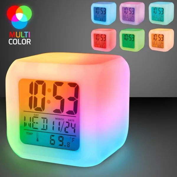 Glowing LED Color Change Digital Alarm Clock | 1201