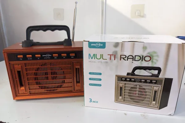 Greatnice GTS-1737 Wood Colour Classic Fm Radio / Pen Drive / Mempry Card Support | 624