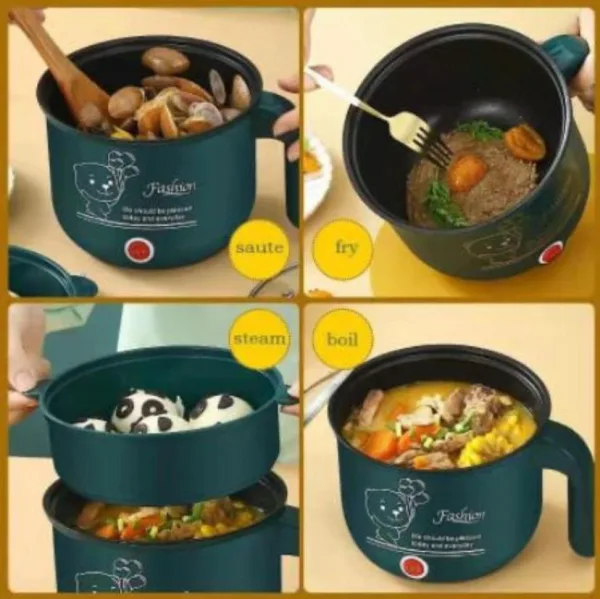 Green Moon Multi Electric Hot Pot Mini Rice Cooker Small 1.8L Cookers Non-Stick Liner Rice Cooker Wi | 737