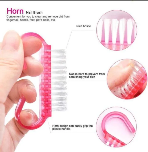 Handle Fingernail Brush Nail Hand Washing Brush ，Can Be Used for Daily Nail Cleaning and Makeup， Mul | 392