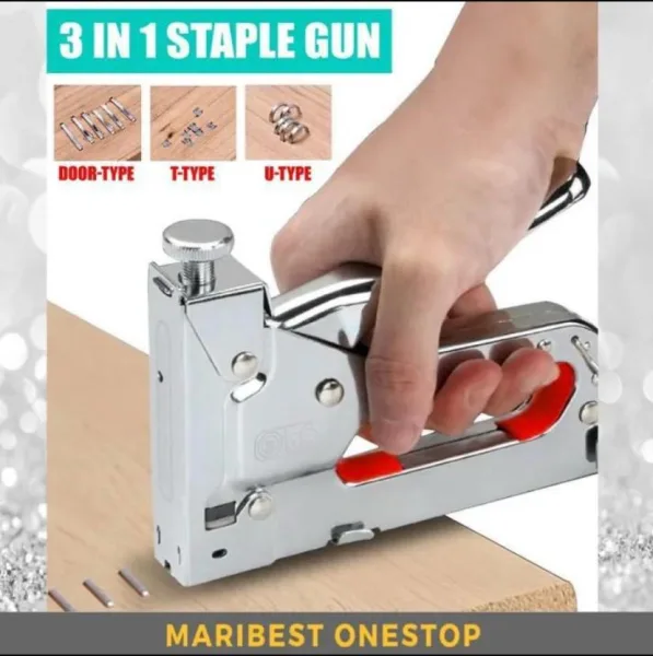 Heavy Duty 3 In 1 Multitool Nail Staple Metal Gun Stapler Stapling Machine Tacker Nail Stapler U-Typ | 480