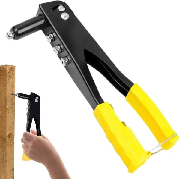 Heavy Duty Hand Riveter Manual Pop Rivet Gun Riviter Tool Home DIY Repair KIT | 128