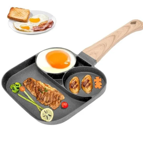 High Quality Multi Functional Breakfast Frying Pan Model 1 Random Colours , Limited QTY | 1450