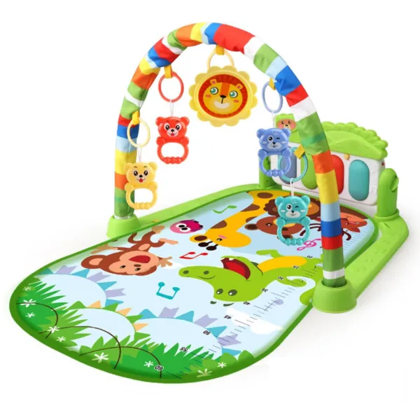 Huanger Baby Play Gym Piano Fitness Rack 3 in 1 Music Infant Activity Play Mat | 41139