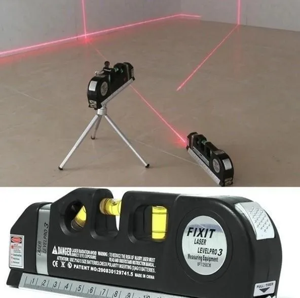Laser Level Line Tool, Multipurpose Laser Level Kit Standard Cross Line Laser level Laser Line level | 1313