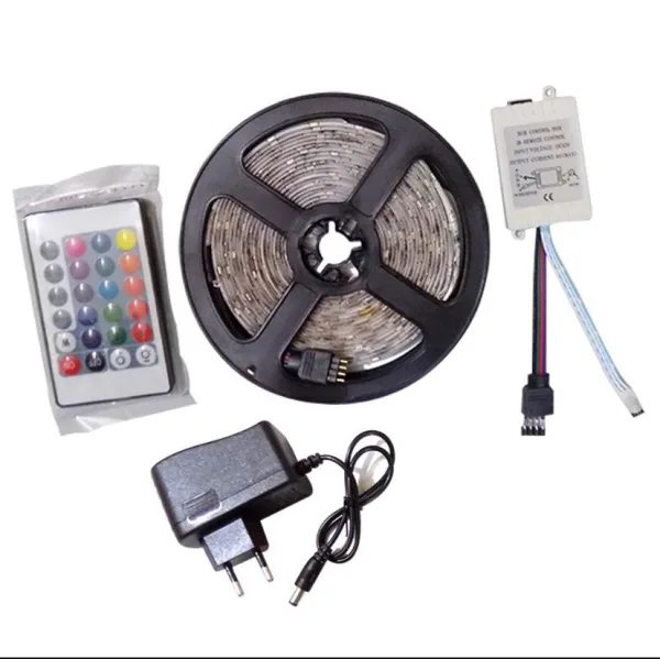 LED Light Strip Kit RGB With Remote 5m | 1401