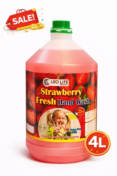 LEO Life Strawberry Fresh Hand Wash 4L | 98498