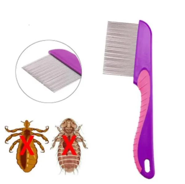 Lice Comb With Long Metal Teeth For Hair And Head | 393