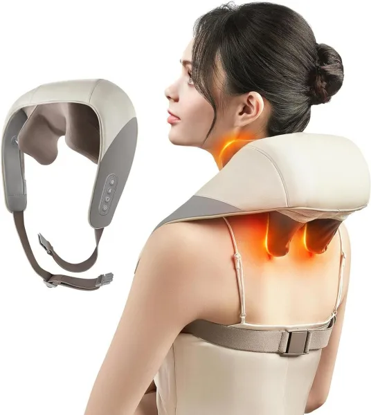 Massagers for Neck and Shoulder with Heat Goletsure Pain Relief Deep 5D Kneading | 561