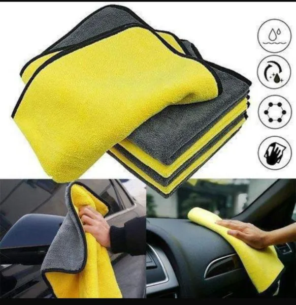 Microfiber Car Clean Cloth/Towel Wholesale Car Detailing 500 600GSM Drying Wash Cleaning Towel ( 115 | 684