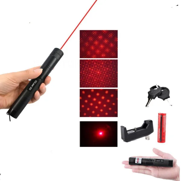 Military Red Visible 303 Laser Pointer Lazer Light Presentation Supplies Beam Red | 490