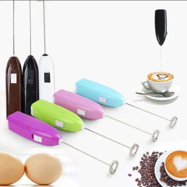 Mini Electric Egg Beater Battery Operated Espresso Cappuccino Coffee Maker Hand Mixer Milk | 506