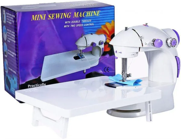 Mini Sewing Machine with Extension Table, Dual Speed Portable Sewing Machine for Beginners with Ligh | 1552
