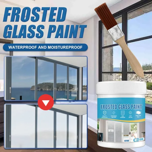 WATERPROOF FROSTED GLASS PAINT