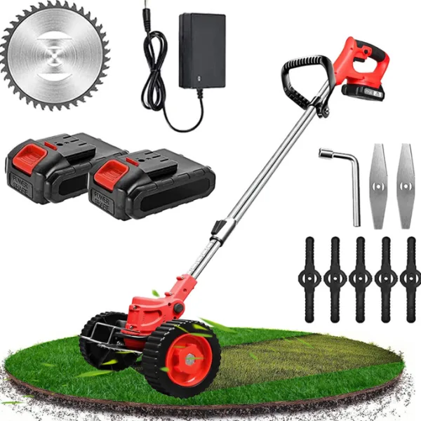 ELECTRIC GRASS CUTTER WITH WHEELS