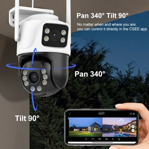 6 MP DUAL LENS WIFI CAMERA