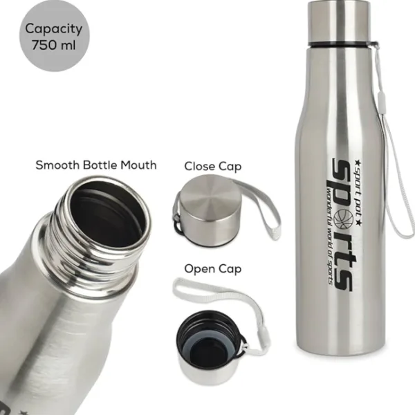 STAINLESS STEEL SPORTS WATER BOTTLE