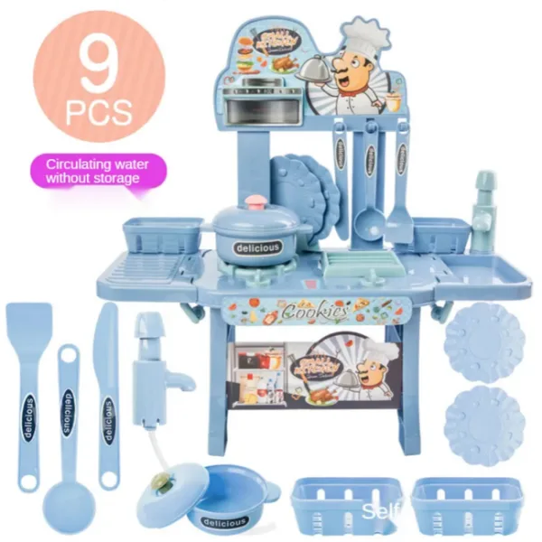 CHILDREN DIY PLAY HOUSE KITCHEN TOY SET