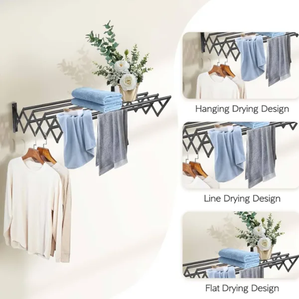 FOLDABLE WALL CLOTH HANGER 100 CM