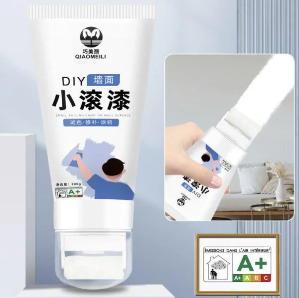 100g Wall Paint Repair Wall Paste With Rollers Brush Set White Latex Paint Patching Wall Paste Graff | 844