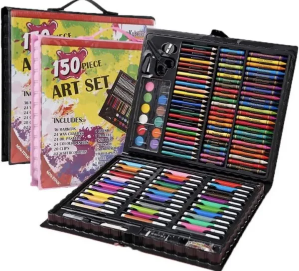 150 Pcs Kids Art Set Children Drawing Set Water Color Pen Crayon Oil Pastel Painting Drawing Tool Ar | 1715